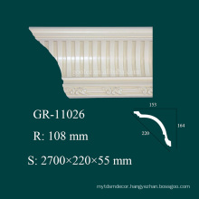 construction material polyurethane crown molding for house interior decoration